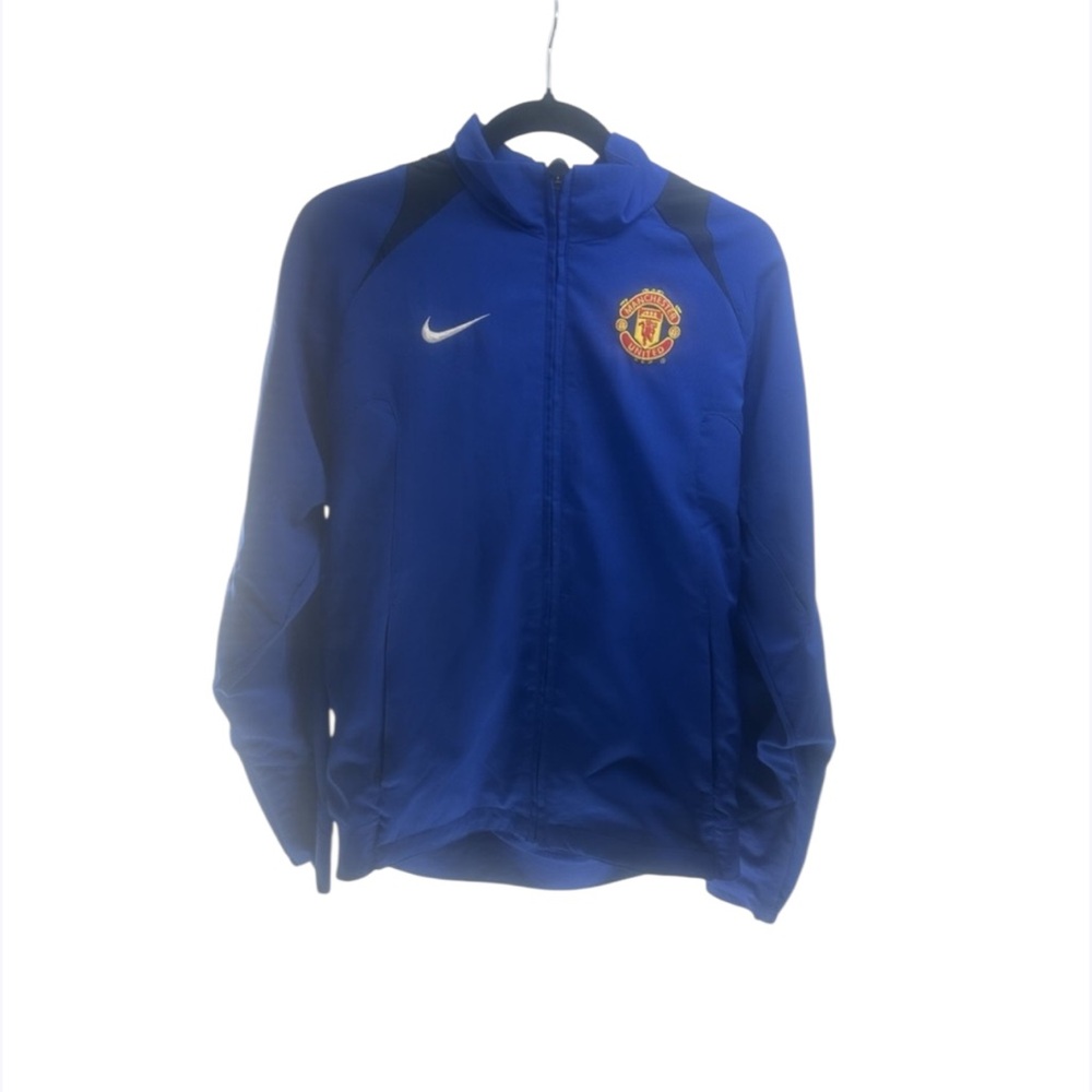 Vintage Nike Jacket Manchester United Blue size S